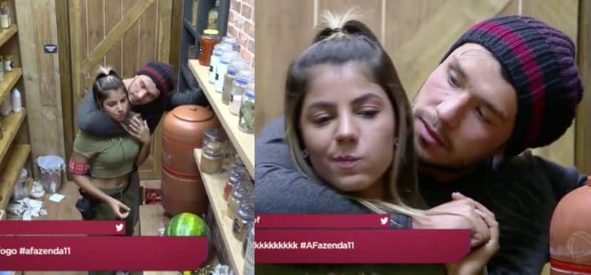 Público está acusando Lucas de ter agredido Hariany. Foto: Reprodução Público está acusando Lucas de ter agredido Hariany. Foto: Reprodução