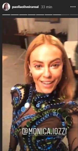 Paolla Oliveira surge loira nos bastidores de A Dona do Pedaço Reprodução/Instagram Paolla Oliveira surge loira nos bastidores de A Dona do Pedaço Reprodução/Instagram
