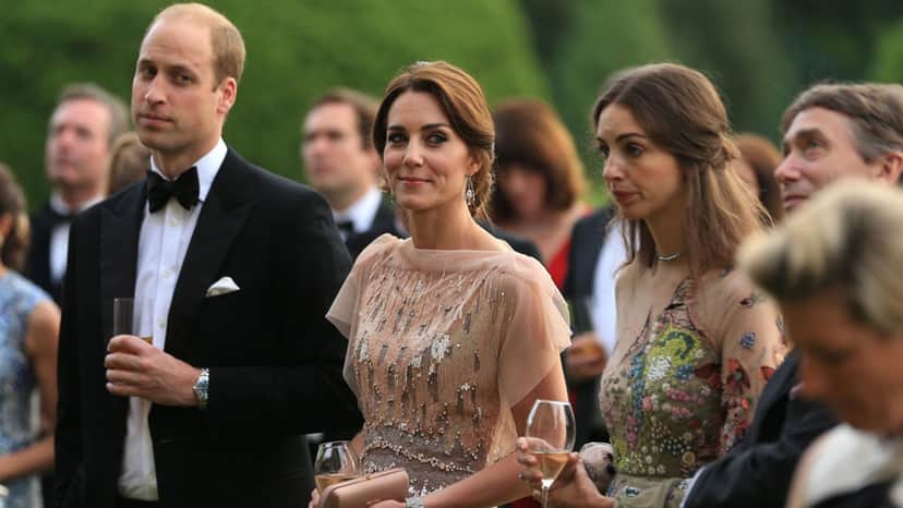 William, Kate Middleton e Rose Hanbury (Foto: Reprodução) William, Kate Middleton e Rose Hanbury (Foto: Reprodução)