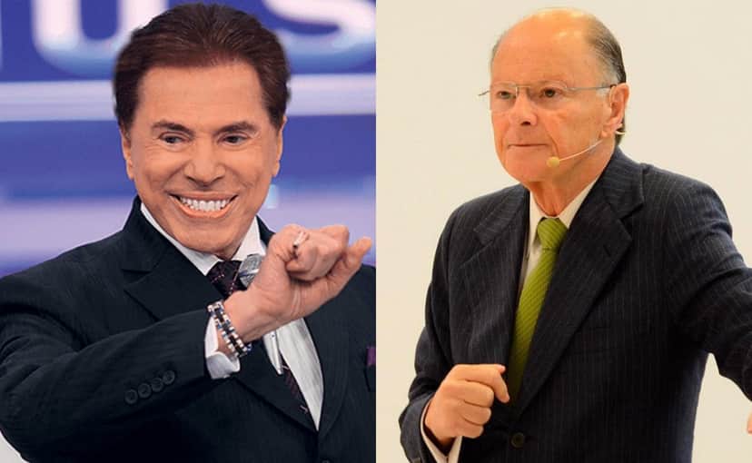 Silvio Santos e Edir Macedo. Foto: Reprodução audiência audiências Silvio Santos e Edir Macedo. Foto: Reprodução audiência audiências