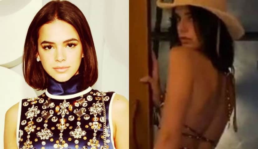 Bruna Marquezine ousou em boomerang no Instagram, exibindo o seu bumbum (Foto: Montagem/TV Foco) Bruna Marquezine ousou em boomerang no Instagram, exibindo o seu bumbum (Foto: Montagem/TV Foco)