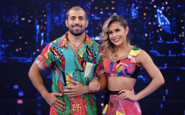 Kaysar e Mayara Araújo podem estar vivendo um romance nos bastidores do Domingão do Faustão, na Globo. Foto: Reprodução Kaysar e Mayara Araújo podem estar vivendo um romance nos bastidores do Domingão do Faustão, na Globo. Foto: Reprodução