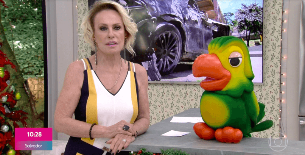 Chocada! Ana Maria Braga repete gafe ao vivo, troca nome de famosa e vira meme