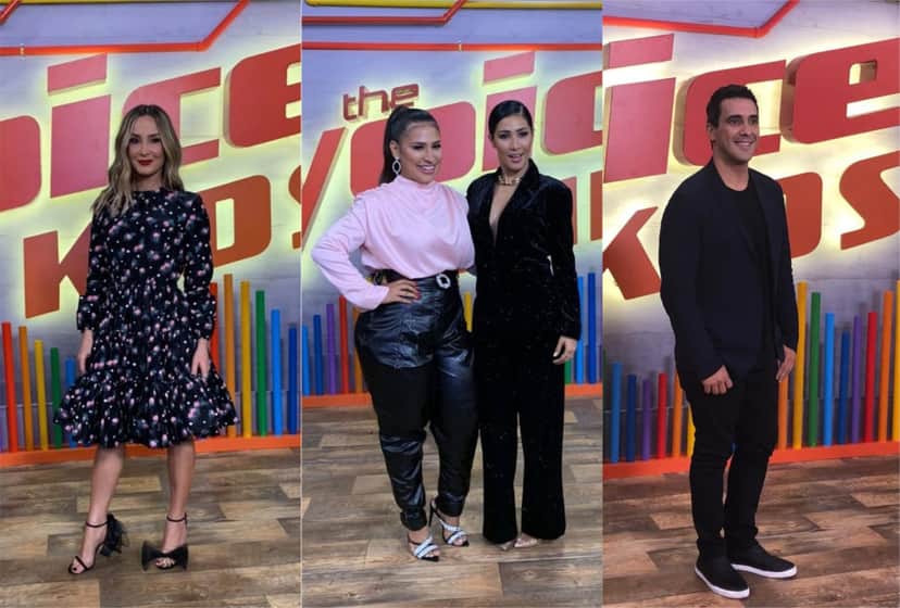 Claudia Leitte, André Marques e Simone e Simaria durante a coletiva do The Voice Kids na Globo (Foto: Montagem/TV Foco) Claudia Leitte, André Marques e Simone e Simaria durante a coletiva do The Voice Kids na Globo (Foto: Montagem/TV Foco)