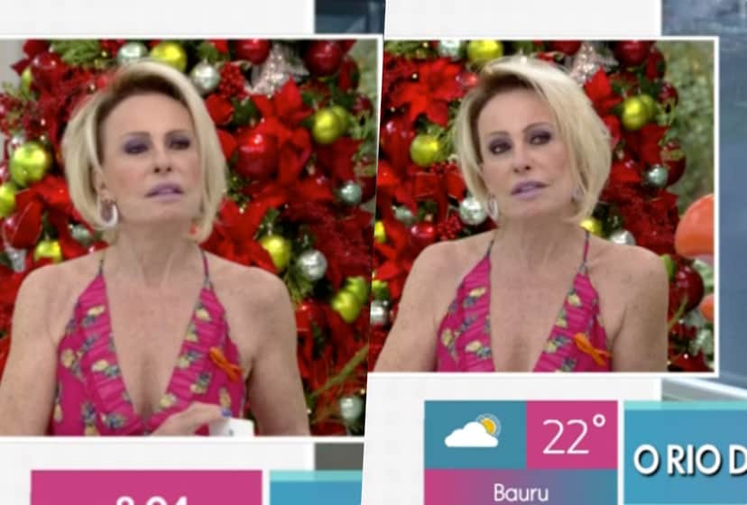 Ana Maria Braga durante o Mais Você da Globo ficou visivelmente incomodada com repórter (Foto reprodução) Ana Maria Braga durante o Mais Você da Globo ficou visivelmente incomodada com repórter (Foto reprodução)