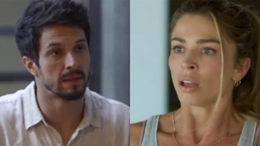 Paloma cai na armadilha de Diogo e flagra Marcos com outra na cama (Montagem: TV Foco) Paloma cai na armadilha de Diogo e flagra Marcos com outra na cama (Montagem: TV Foco)
