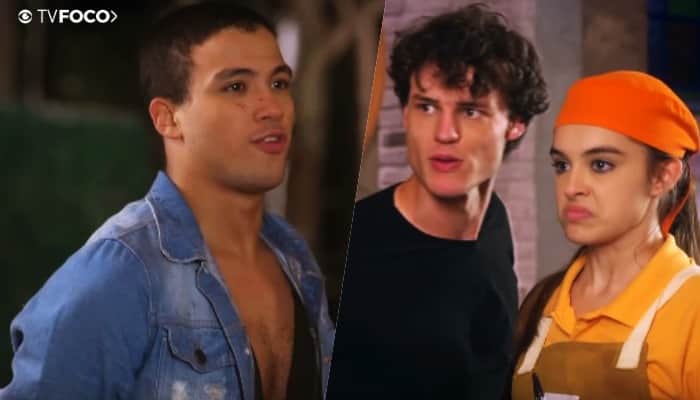 Guilherme e Jerry não se gostam mesmo em As Aventuras de Poliana Guilherme e Jerry não se gostam mesmo em As Aventuras de Poliana