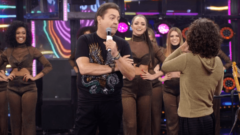 Faustão durante conversa com a cantora Zélia Duncan mencionou o nome do apresentador Datena Faustão durante conversa com a cantora Zélia Duncan mencionou o nome do apresentador Datena