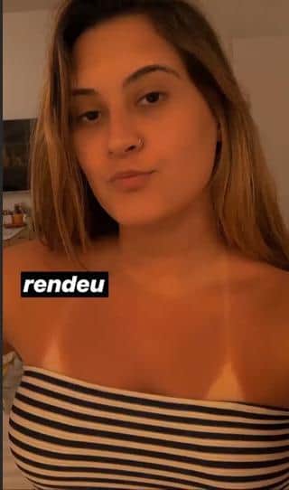 Filha dos apresentadores da Globo mostrou marquinha de sol nas redes sociais e arrancou suspiros (Foto: Reprodução) Filha dos apresentadores da Globo mostrou marquinha de sol nas redes sociais e arrancou suspiros (Foto: Reprodução)