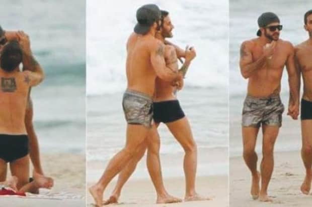As imagens foram atribuídas ao ator Caio Castro As imagens foram atribuídas ao ator Caio Castro