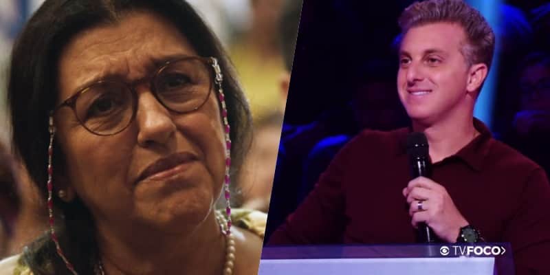 Lurdes em Amor de Mãe terá a visita do apresentador Luciano Huck Lurdes em Amor de Mãe terá a visita do apresentador Luciano Huck