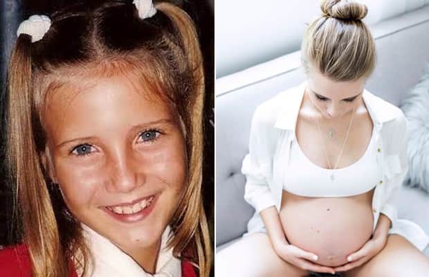 Antes e depois de Marina Belluzzo: como a chiquitita Lúcia e hoje, aos 30 anos, grávida pela primeira vez (Foto: Divulgação e Louise Zaffalon) Antes e depois de Marina Belluzzo: como a chiquitita Lúcia e hoje, aos 30 anos, grávida pela primeira vez (Foto: Divulgação e Louise Zaffalon)