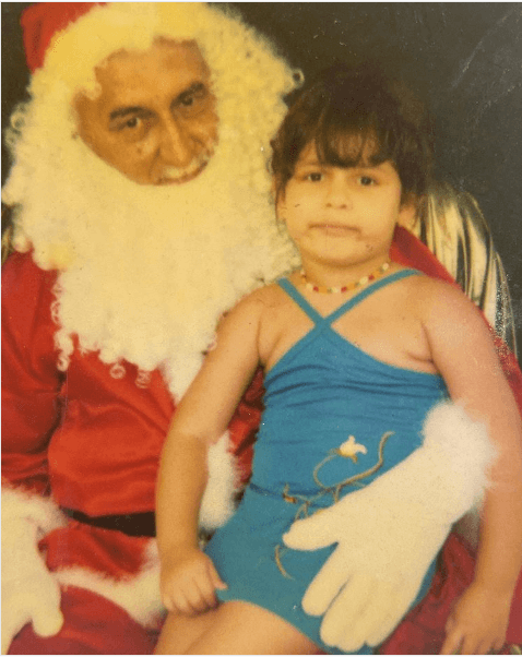 Marília Mendonça e Papai Noel (Foto: Reprodução) Marília Mendonça e Papai Noel (Foto: Reprodução)