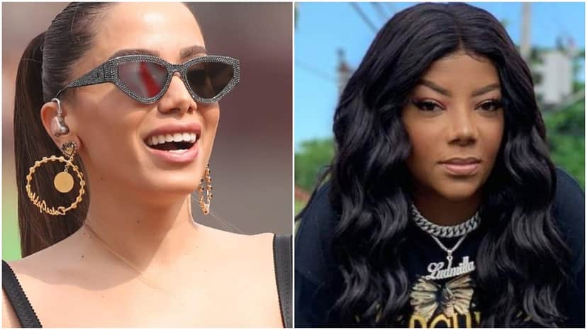 Ludmilla falou sobre uma possível parceria com Anitta (Foto: Reprodução/ Montagem TV Foco) Ludmilla falou sobre uma possível parceria com Anitta (Foto: Reprodução/ Montagem TV Foco)