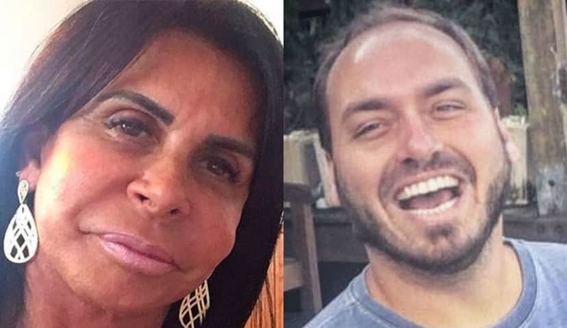Gretchen ameaçou processar Carlos Bolsonaro após zoação com Thammy Miranda em redes sociais (Foto: Montagem/TV Foco) Gretchen ameaçou processar Carlos Bolsonaro após zoação com Thammy Miranda em redes sociais (Foto: Montagem/TV Foco)