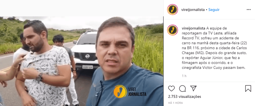 Aguiar Júnior, da Record Aguiar Júnior, da Record