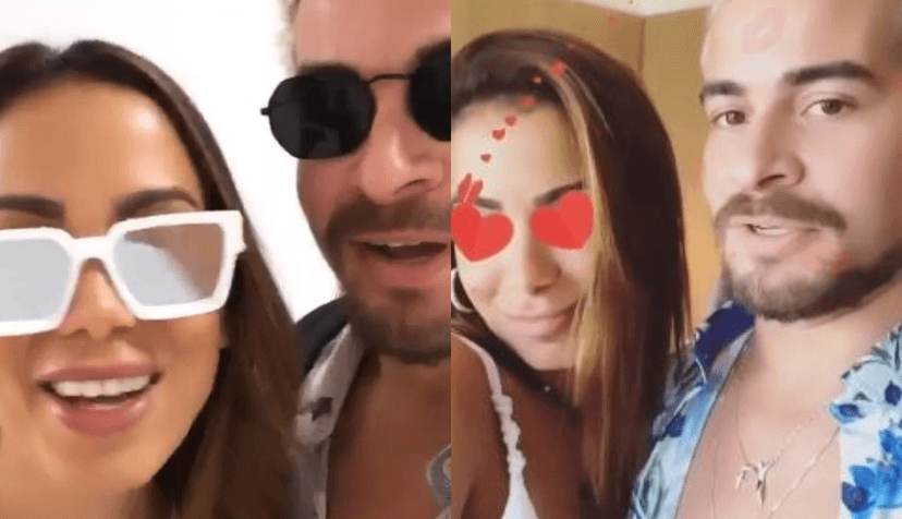 A famosa cantora carioca, Anitta falou sobre o beijo quente que deu no ator da Globo, Thiaguinho Martins em Amor de Mãe (Foto: Montagem TV Foco) A famosa cantora carioca, Anitta falou sobre o beijo quente que deu no ator da Globo, Thiaguinho Martins em Amor de Mãe (Foto: Montagem TV Foco)