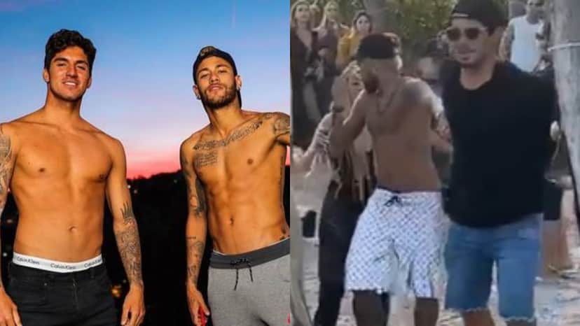 Gabriel Medina e Neymar (Foto: Reprodução/Instagram/Montagem TV Foco) Gabriel Medina e Neymar (Foto: Reprodução/Instagram/Montagem TV Foco)