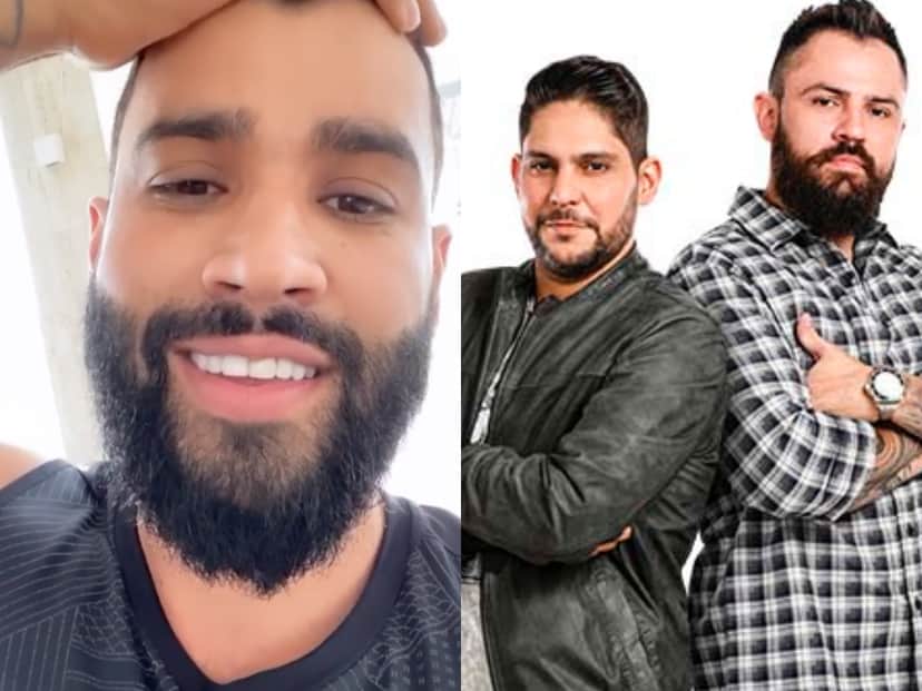 Após Gusttavo Lima cobrar valor exorbitando para realizar show, cantor sertanejo é substituído pela dupla Jorge e Mateus (Foto: Montagem TV Foco) Após Gusttavo Lima cobrar valor exorbitando para realizar show, cantor sertanejo é substituído pela dupla Jorge e Mateus (Foto: Montagem TV Foco)