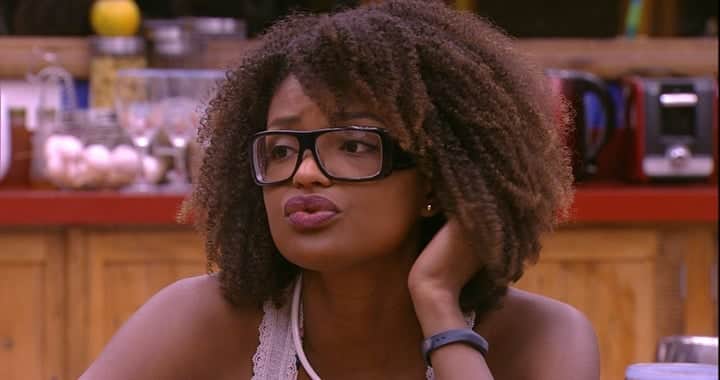 Nayara não caiu no gosto do público no BBB18. (Foto: Reprodução) Nayara não caiu no gosto do público no BBB18. (Foto: Reprodução)