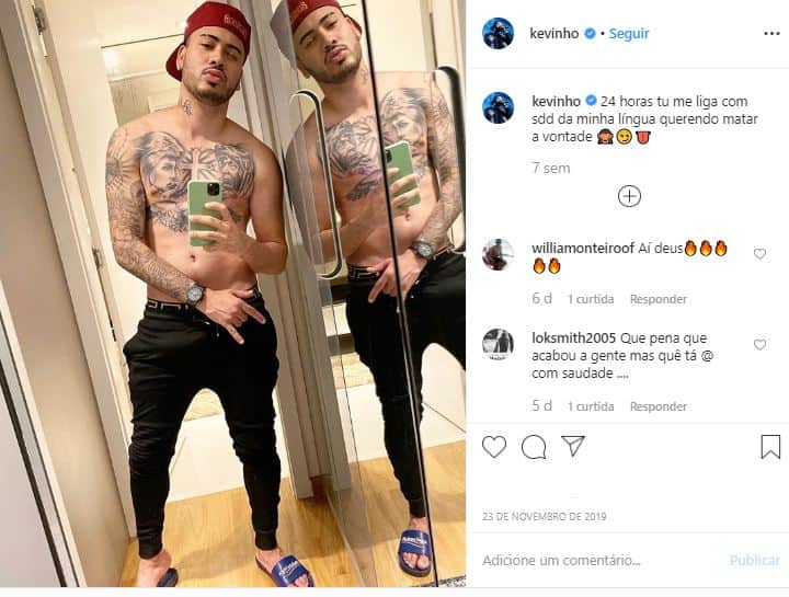 Kevinho exibe corpão (Foto: Reprodução/Instagram) Kevinho exibe corpão (Foto: Reprodução/Instagram)