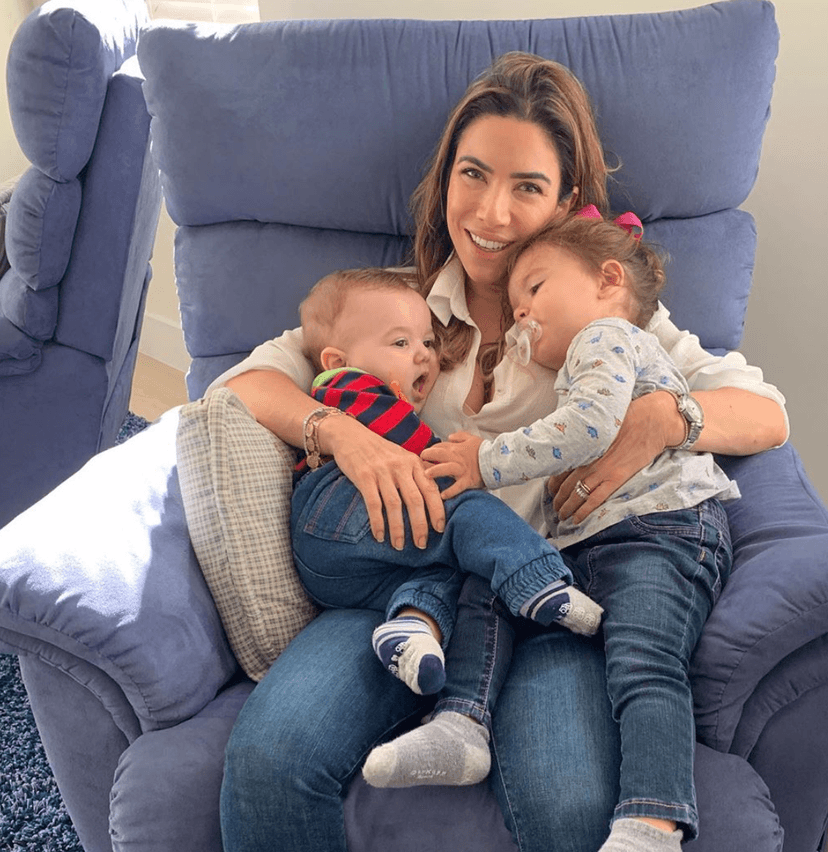 Patrícia Abravanel com os filhos, Senor e Jane Patrícia Abravanel com os filhos, Senor e Jane
