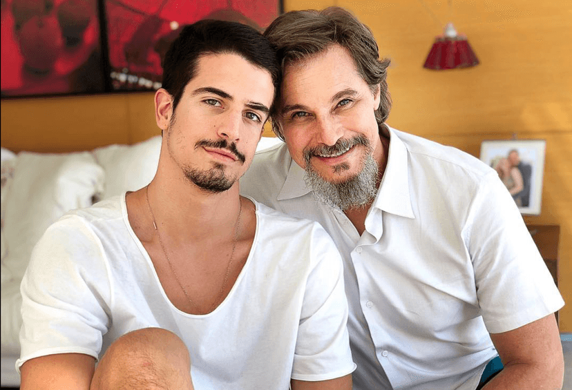 Como Vinícius Binemer, Enzo também é a cara do pai Como Vinícius Binemer, Enzo também é a cara do pai