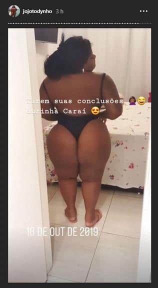 A funkeira usou os Stories do Instagram para rebater seguidores que estão falando que ela usa photoshop em suas fotos (Foto: Instagram) A funkeira usou os Stories do Instagram para rebater seguidores que estão falando que ela usa photoshop em suas fotos (Foto: Instagram)
