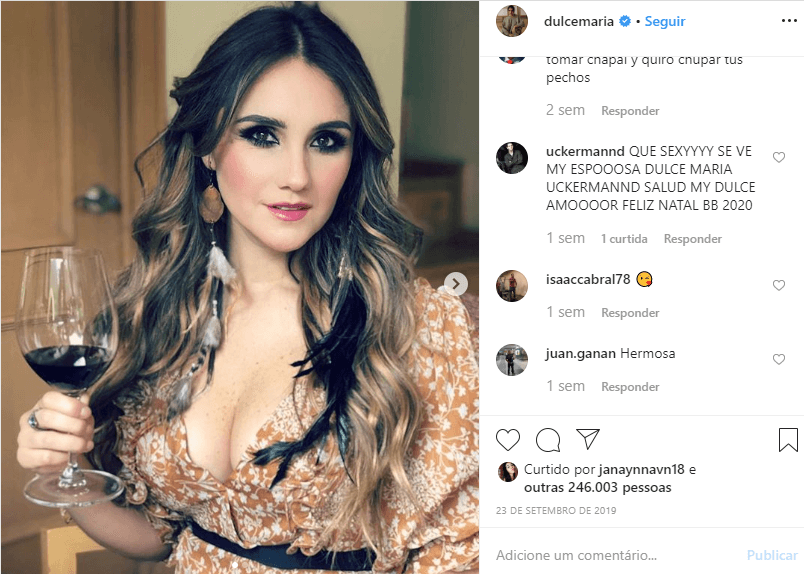Foto compartilhada por Dulce Maria em seu Instagram (Foto: Reprodução) Foto compartilhada por Dulce Maria em seu Instagram (Foto: Reprodução)
