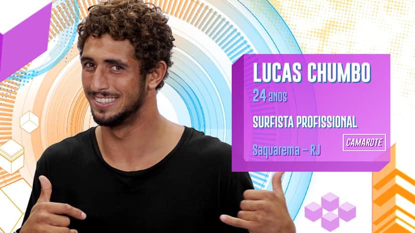 Lucas Chumbo no BBB20 (Foto: Divulgação/ Globo) Lucas Chumbo no BBB20 (Foto: Divulgação/ Globo)