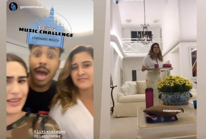 Bia Bonemer, filha de Fátima Bernades e William Bonner, fez um encontro de amigos (Foto reprodução) Bia Bonemer, filha de Fátima Bernades e William Bonner, fez um encontro de amigos (Foto reprodução)