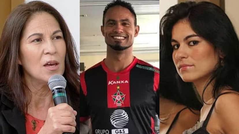 Sonia Moura, mãe de Eliza Samúdio, detonou o goleiro Bruno (Foto: Reprodução/RedeTV!/Instagram/Montagem TV Foco) Sonia Moura, mãe de Eliza Samúdio, detonou o goleiro Bruno (Foto: Reprodução/RedeTV!/Instagram/Montagem TV Foco)