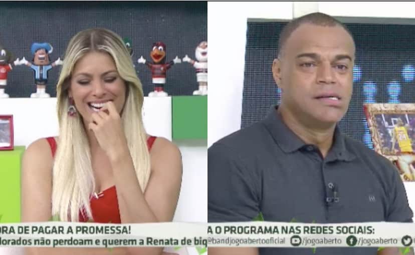 Renata Fan posta foto de biquíni após Denílson, jogadores do Internacional e torcedores fazerem campanha. Foto: Reprodução Renata Fan posta foto de biquíni após Denílson, jogadores do Internacional e torcedores fazerem campanha. Foto: Reprodução