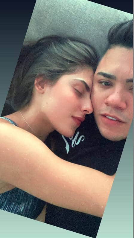 Felipe Araújo e a modelo Estella Defant, sua nova affair (Foto: Reprodução/ Instagram) Felipe Araújo e a modelo Estella Defant, sua nova affair (Foto: Reprodução/ Instagram)