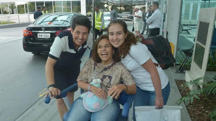 Cláudia Rodrigues com Adriane Bonato e a filha, Iza (Foto: Francisco Cepeda/AgNews) Cláudia Rodrigues com Adriane Bonato e a filha, Iza (Foto: Francisco Cepeda/AgNews)