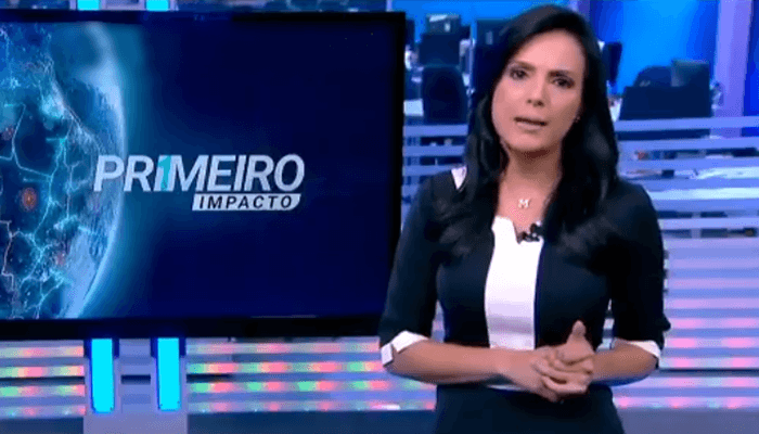 Márcia Dantas também é apresentadora do Primeiro Impacto (Foto: Reprodução/SBT) Márcia Dantas também é apresentadora do Primeiro Impacto (Foto: Reprodução/SBT)