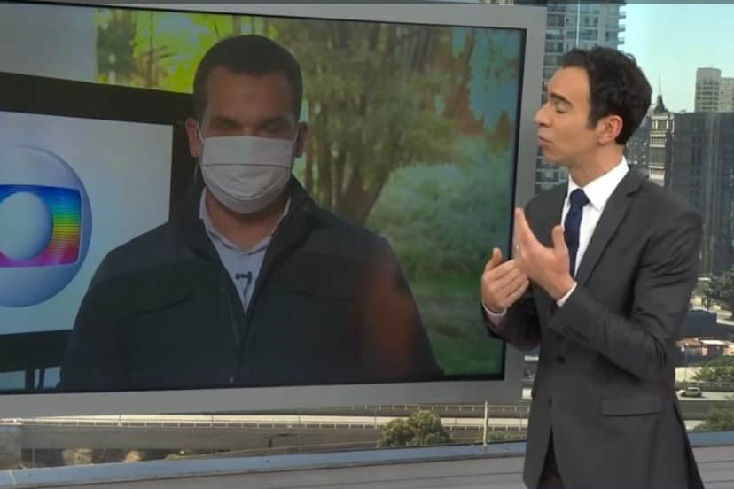 César Tralli se revolta ao vivo com reabertura da cidade César Tralli se revolta ao vivo com reabertura da cidade