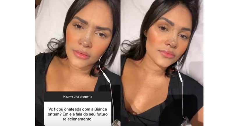 Flayslane responde pergunta de fãs sobre comentário de Bianca (Foto: Reprodução/Instagram) Flayslane responde pergunta de fãs sobre comentário de Bianca (Foto: Reprodução/Instagram)