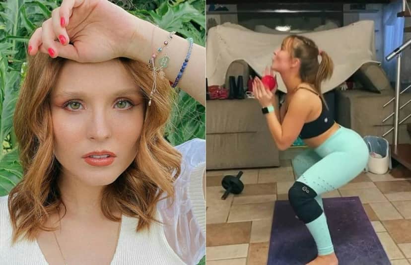 Larissa Manoela é surpreendida durante treino com barulho de gases e vídeo viraliza (Foto: Reprodução/Instagram) Larissa Manoela é surpreendida durante treino com barulho de gases e vídeo viraliza (Foto: Reprodução/Instagram)
