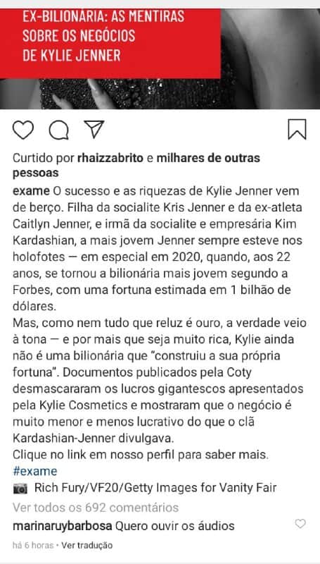 Mensagem de Marina Ruy Barbosa repercutiu (Foto: Reprodução/ Instagram) Mensagem de Marina Ruy Barbosa repercutiu (Foto: Reprodução/ Instagram)