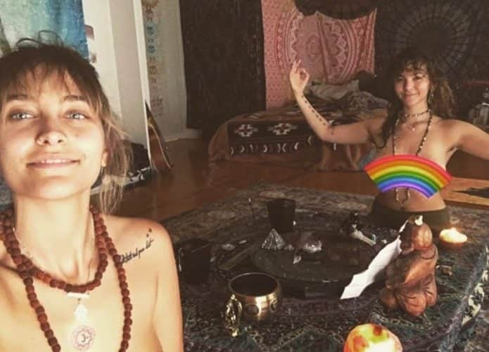 Foto compartilhada por Paris Jackson (Foto: Reprodução) Foto compartilhada por Paris Jackson (Foto: Reprodução)