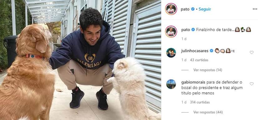 Pato foi detonado por internauta (Foto: Reprodução/Instagram) Pato foi detonado por internauta (Foto: Reprodução/Instagram)