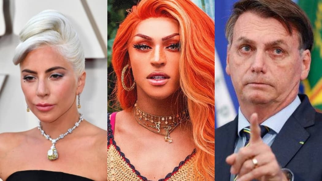 Lady gaga e Pabllo Vittar se unem em luta contra Bolsonaro (Foto: Reprodução) Lady gaga e Pabllo Vittar se unem em luta contra Bolsonaro (Foto: Reprodução)