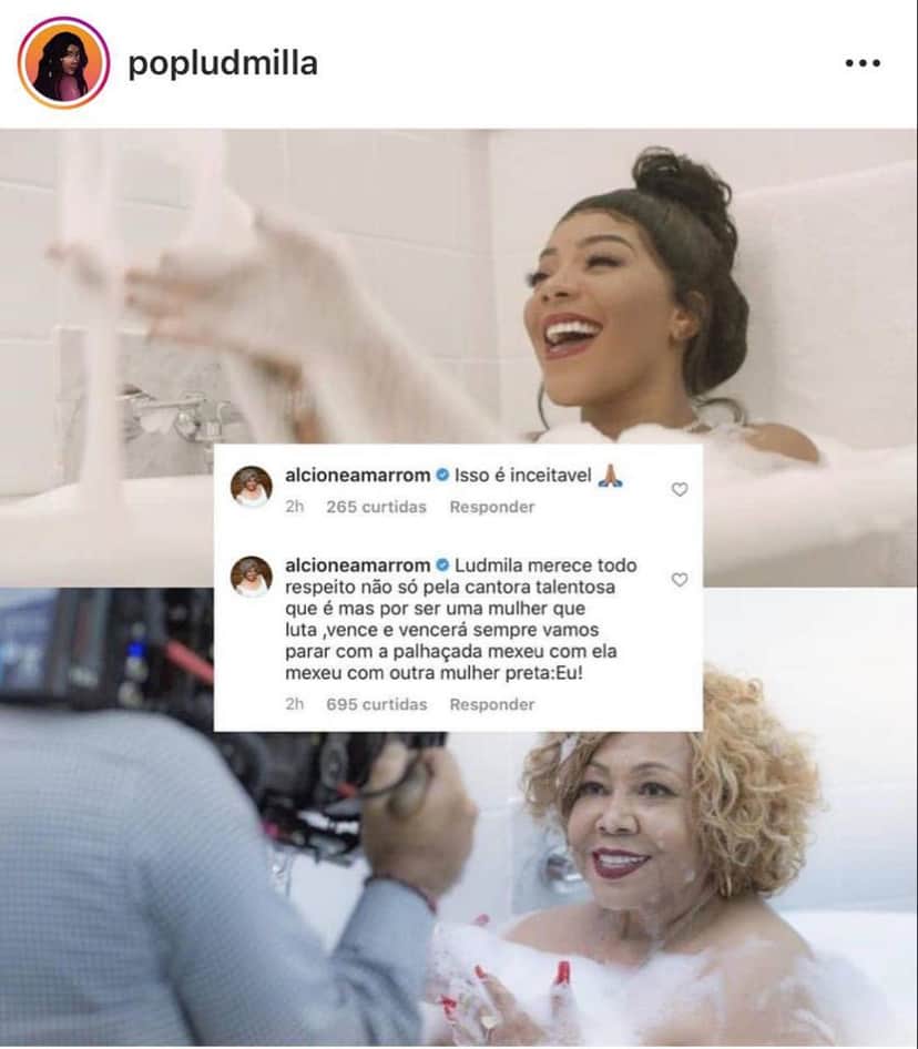 Alcione saiu em defesa de Anitta (Foto: Reprodução) Alcione saiu em defesa de Anitta (Foto: Reprodução)