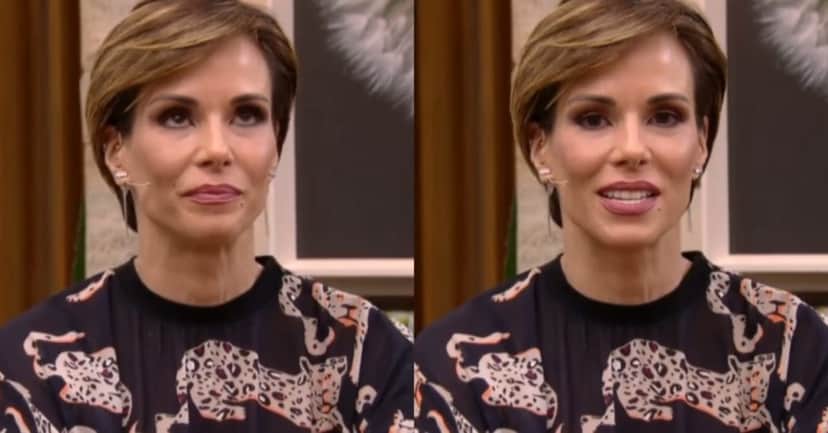 Apresentadora Ana Furtado se emociona após exibição de matéria e relembra câncer (Foto: Reprodução/GloboPlay) Apresentadora Ana Furtado se emociona após exibição de matéria e relembra câncer (Foto: Reprodução/GloboPlay)