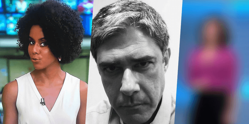 Maju Continho, William Bonner (Foto: Montagem) Maju Continho, William Bonner (Foto: Montagem)