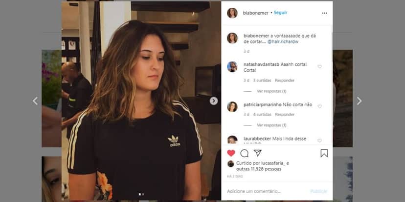 Bia Bonemer recebeu recado de Natasha Dantas (Foto: Reprodução/Instagram) Bia Bonemer recebeu recado de Natasha Dantas (Foto: Reprodução/Instagram)