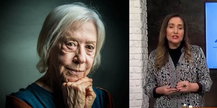 Fernanda Montenegro pode deixar a Platinada e Sonia Abrão não gostou nada dessa informação (Foto: Reprodução/TV Globo/RedeTV!) Fernanda Montenegro pode deixar a Platinada e Sonia Abrão não gostou nada dessa informação (Foto: Reprodução/TV Globo/RedeTV!)