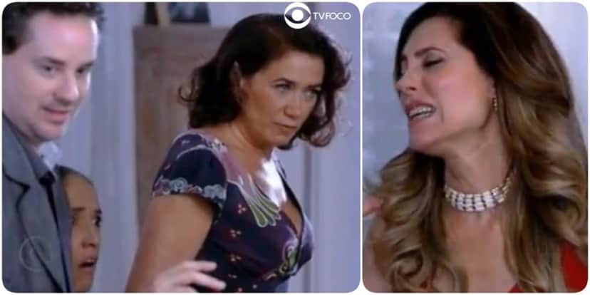 Tereza Cristina e Griselda não conseguem se conter em Fina Estampa Tereza Cristina e Griselda não conseguem se conter em Fina Estampa
