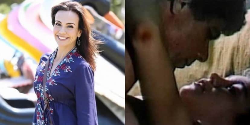Flávia Monteiro protagonizou cenas de sexo em sua primeira experiência no cinema ao lado de Reginaldo Faria, no longa A Menina do Lado (Montagem: TV Foco) Flávia Monteiro protagonizou cenas de sexo em sua primeira experiência no cinema ao lado de Reginaldo Faria, no longa A Menina do Lado (Montagem: TV Foco)